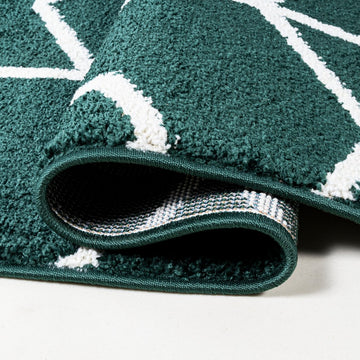 Tumbling Blocks Modern Geometric Area Rug